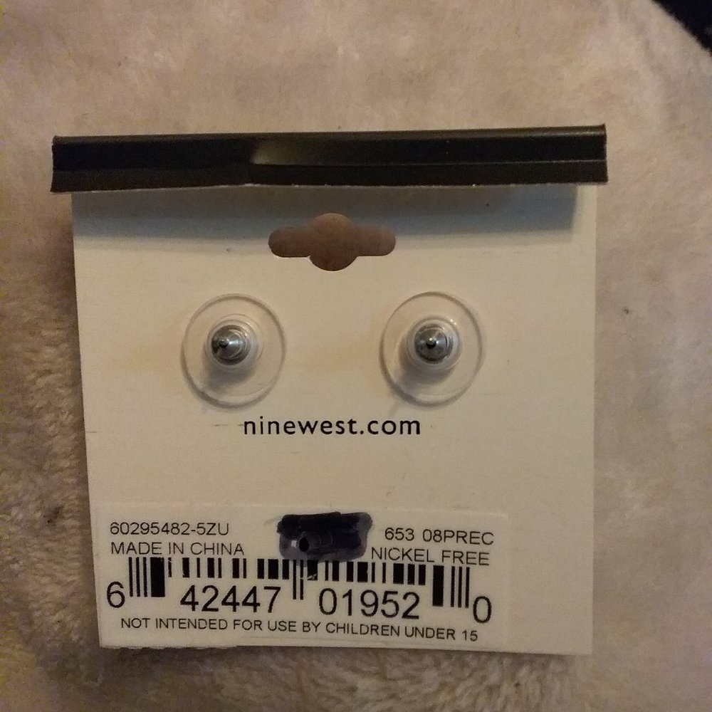 Nine West Rinestone Post Earrings - Picture 2 of 3